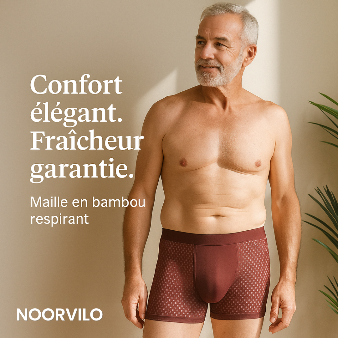 Noorvilo™ Boxer Bambou – Confort Ultra-Respirant au Quotidien