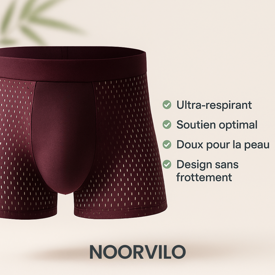 Noorvilo™ Boxer Bambou – Confort Ultra-Respirant au Quotidien