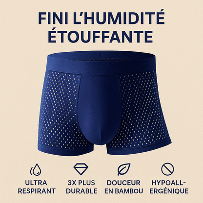 Zanorly™ Boxers Écologiques en Bambou – Douceur, Respirabilité et Confort Durable