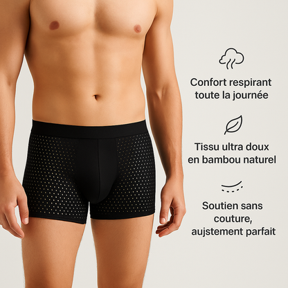 Zanorly™ Boxers Écologiques en Bambou – Douceur, Respirabilité et Confort Durable